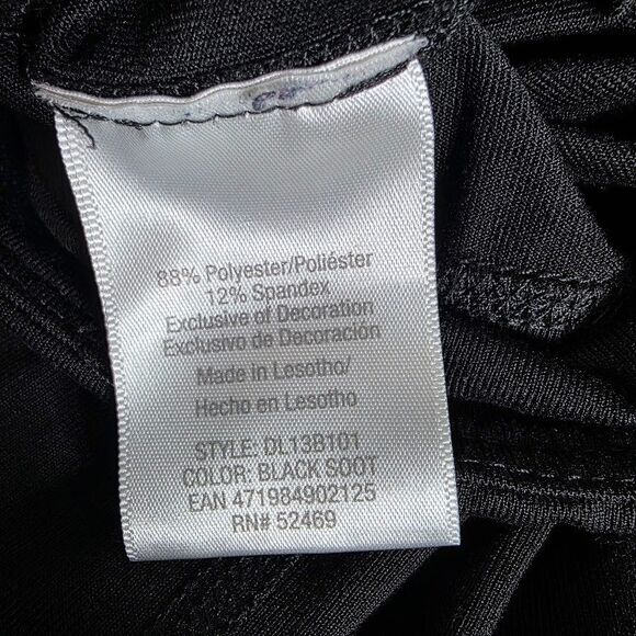 Danskin Now L (12/14)  Black Semi Fitted Straight Leg Athletic Leggings Lot of 4 - Picture 5 of 9